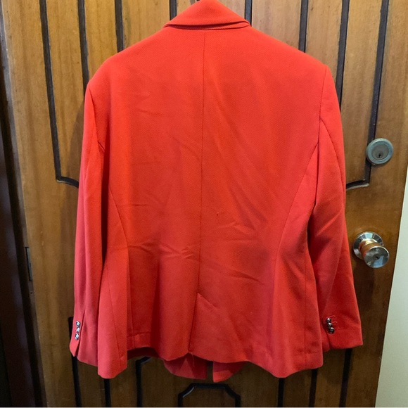 ZARA Orange Blazer Size AU 14 $18 🧡 - Picture 9 of 16